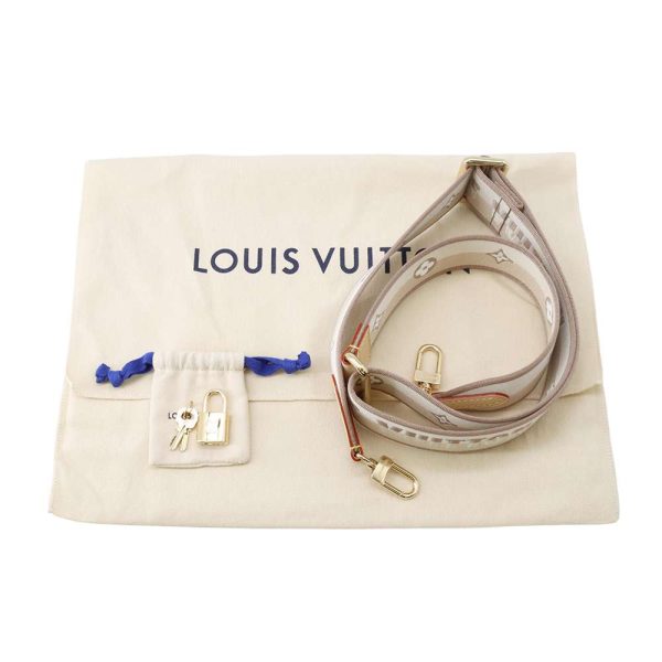 9548947 13 Louis Vuitton Speedy Bandouliere 20 2way Shoulder Bag Beige Red