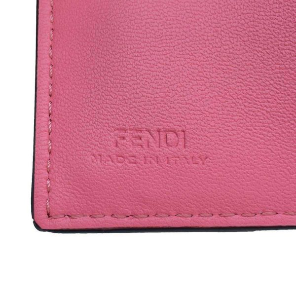 9549067 09 FENDI Baguette Micro Zucca Folding Trifold Wallet