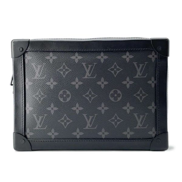 9551121 01 Louis Vuitton Soft Trunk shoulder bag Black