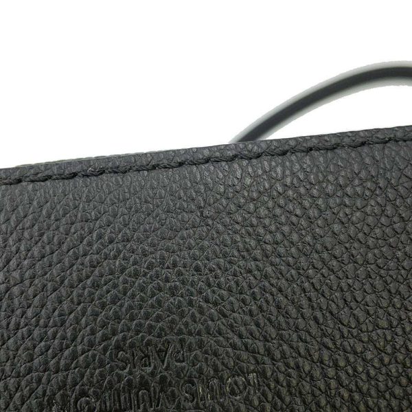 9563612 07 Louis Vuitton Saintonge Tassel Shoulder Bag Black