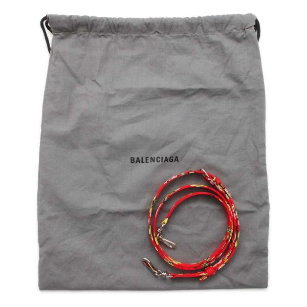 9566989 12 Balenciaga Bucket Bag Drawstring Leather Flower