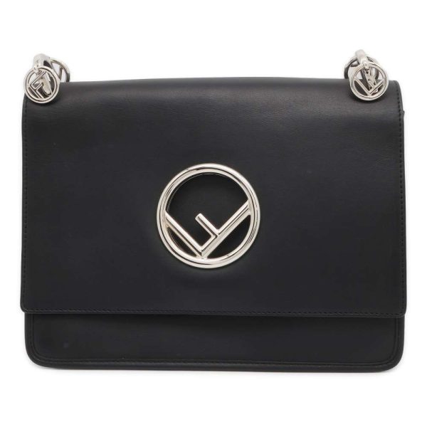 9567122 01 Fendi Shoulder Bag Black