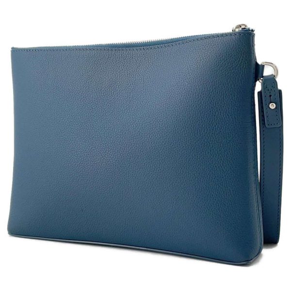 9567443 02 Louis Vuitton Pochette IPAD Pouch clutch bag Blue