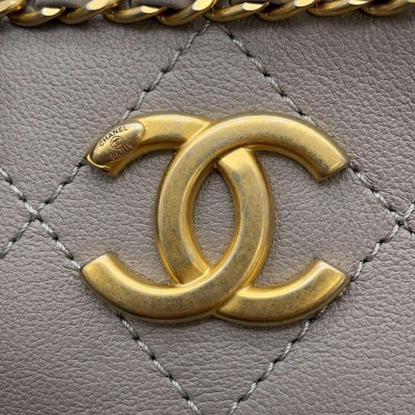 9568372 11 Chanel Chain Shoulder Bag Matelasse Calf Leather Coco Mark