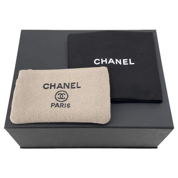 9574090 09 Chanel Chain Tote Bag Deauville Shopping Leather Tweed