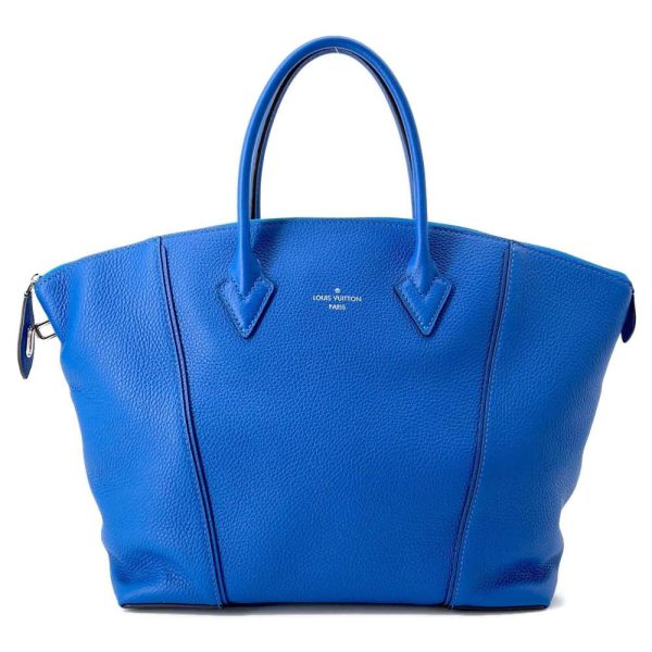 9574625 01 Louis Vuitton Lockit PM 2way Shoulder Bag Blue