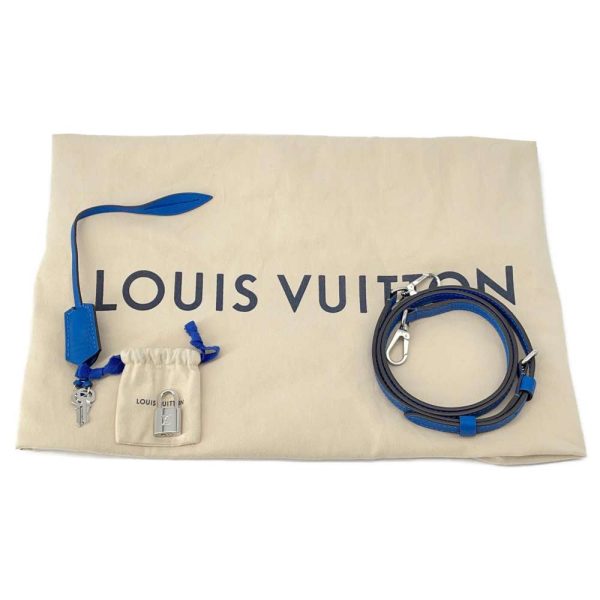 9574625 11 Louis Vuitton Lockit PM 2way Shoulder Bag Blue