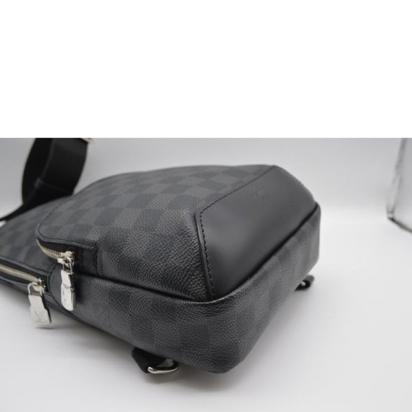 95800 4 Louis Vuitton Avenue Sling Bag Damier Ebene Black