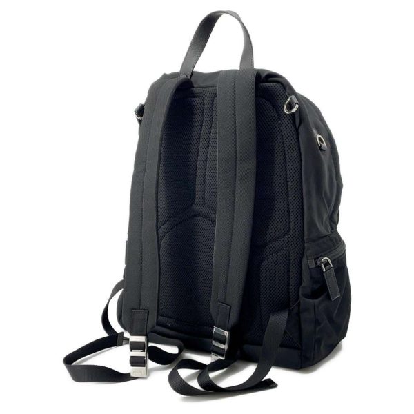 9589377 02 Prada logo backpack black