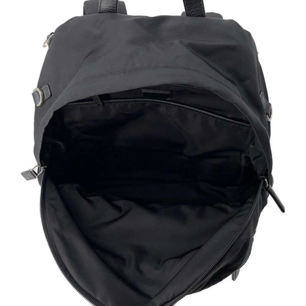 9589377 05 Prada logo backpack black