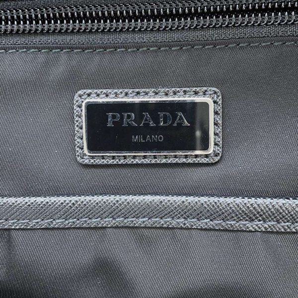 9589377 13 Prada logo backpack black