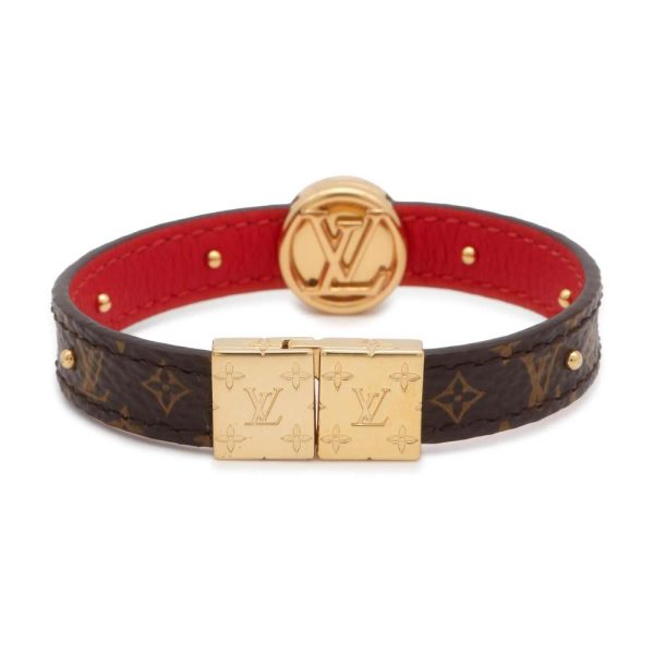 9595125 03 Louis Vuitton Circle Bracelet Reversible BrownRouge