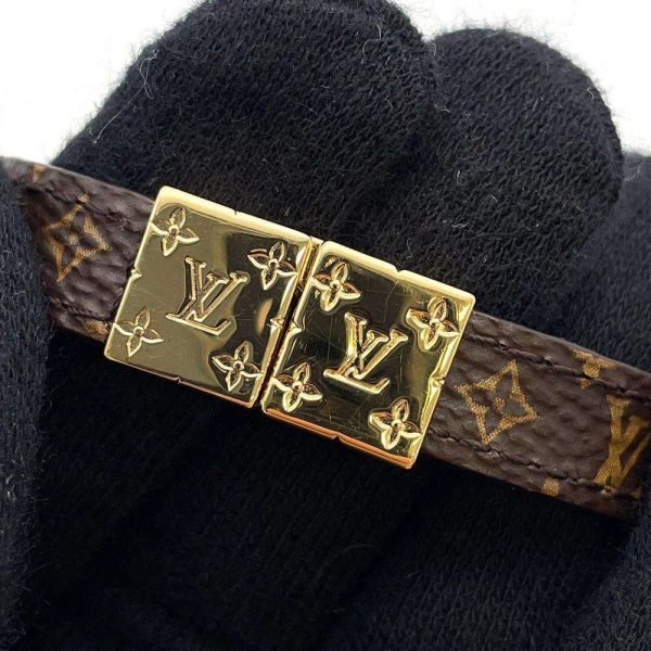 9595125 08 Louis Vuitton Circle Bracelet Reversible BrownRouge