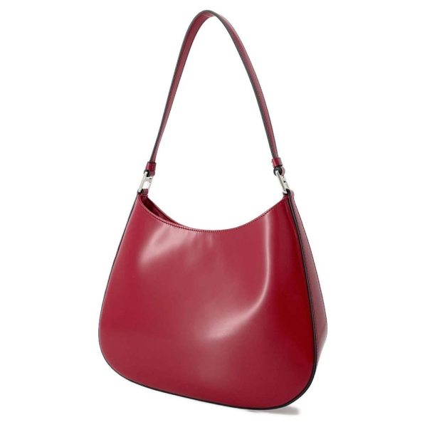 9598607 02 Prada Cleo Brushed Shoulder Bag Red