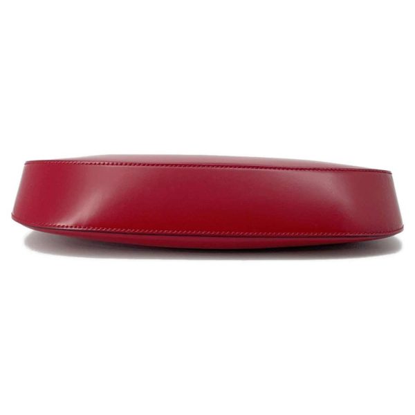 9598607 03 Prada Cleo Brushed Shoulder Bag Red