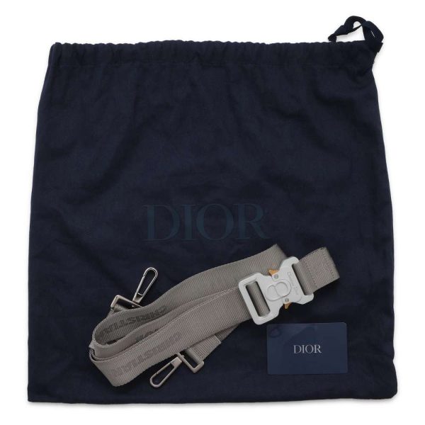 9602656 08 Christian Dior CD Diamond Lango Shoulder Bag Grey