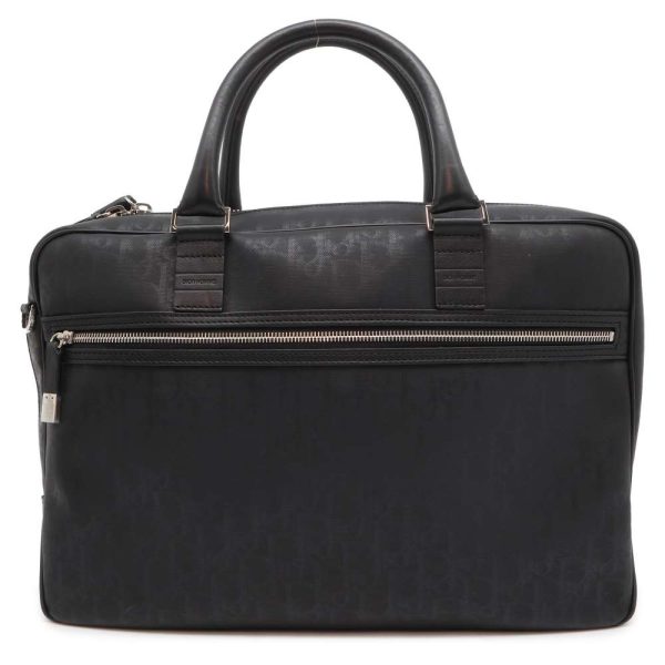 9602823 01 Christian Dior Oblique Trotter Business Bag Black