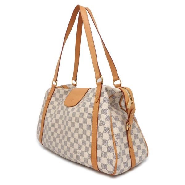 9605619 02 Louis Vuitton Damier Azur Streza PM Shoulder Bag Beige