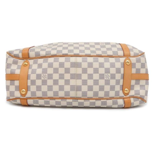 9605619 03 Louis Vuitton Damier Azur Streza PM Shoulder Bag Beige