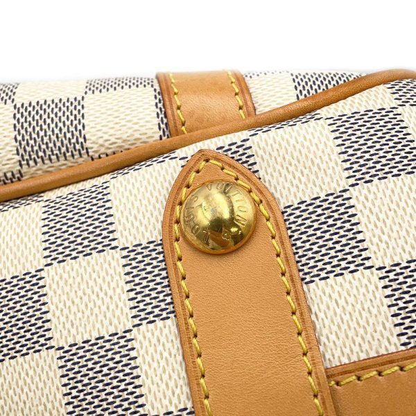 9605619 12 Louis Vuitton Damier Azur Streza PM Shoulder Bag Beige