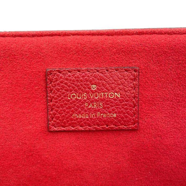 9605664 17 Louis Vuitton Alma Into 2way Bag Rouge