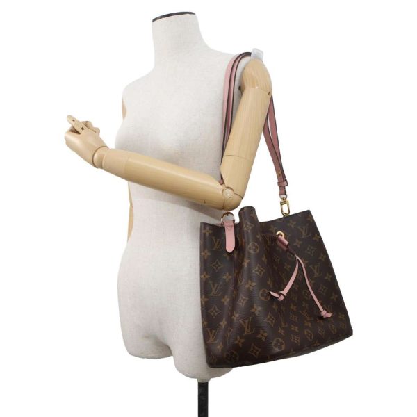 9605725 04 Louis Vuitton Neonoe 2way shoulder Bag Rose Poodle