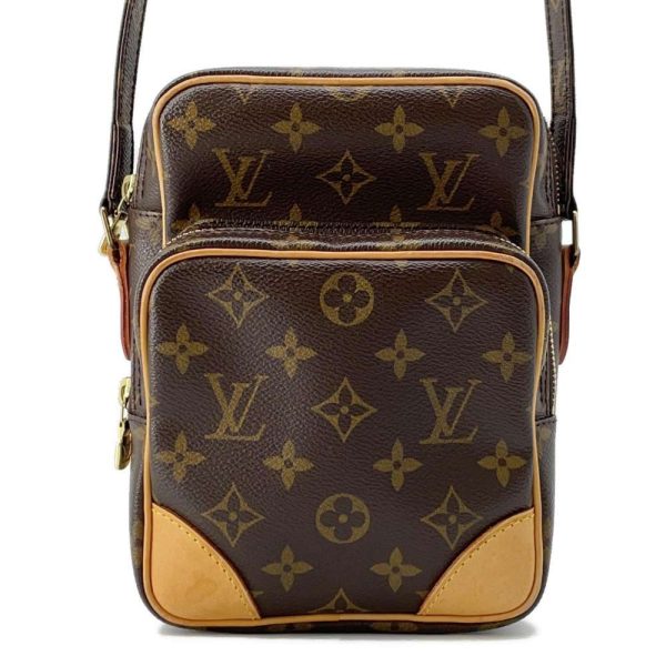 9605763 01 Louis Vuitton Monogram Crossbody Shoulder Bag Brown