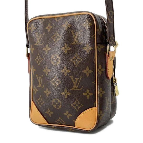 9605763 02 Louis Vuitton Monogram Crossbody Shoulder Bag Brown