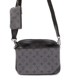 9606005 01 Louis Vuitton Tricolor Grained CalfSkin Leather MyLockMe Chain Bag