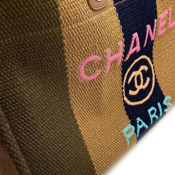 9606296 08 Chanel Chain Tote Bag Logo Canvas