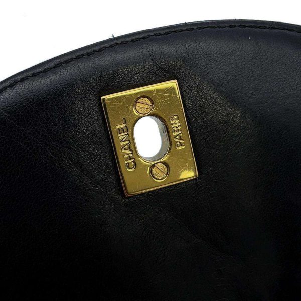 9606395 06 Chanel Rucksack Matelasse Lambskin Black