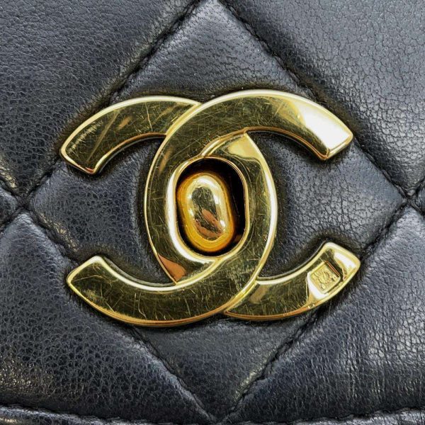 9606395 14 Chanel Rucksack Matelasse Lambskin Black