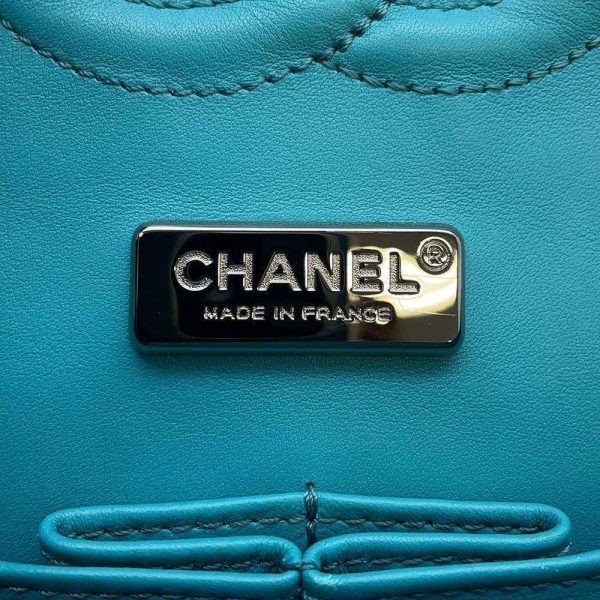 9606432 16 Chanel Chain Shoulder Bag Coco Mark Python Blue