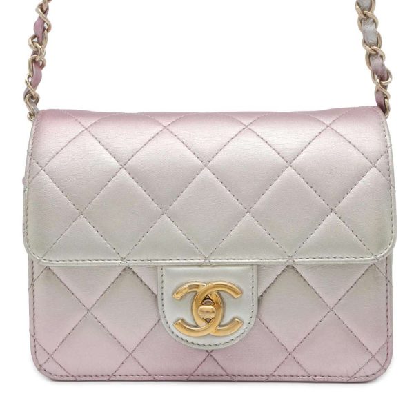 9606500 01 Chanel Chain Shoulder Bag Gradient Matelasse Lambskin