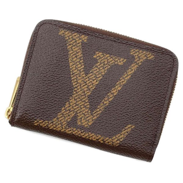 9606661 01 Louis Vuitton Compact Round Zipper Coin Purse Brown