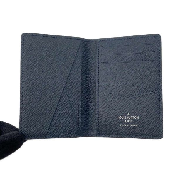 9606685 04 Louis Vuitton Epi Organizer de Poche Business Card Holder Blue Marine