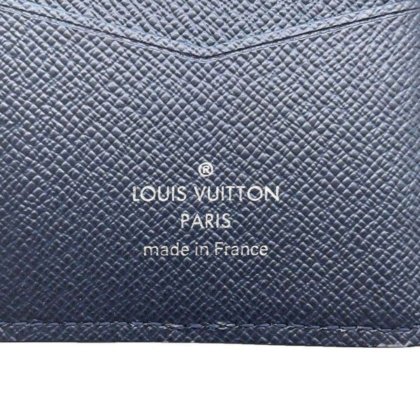 9606685 05 Louis Vuitton Epi Organizer de Poche Business Card Holder Blue Marine