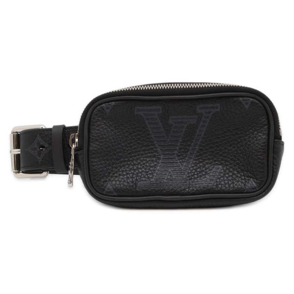 9607545 01 LOUIS VUITTON Waist Pouch Santur Signature Pocket Belt Body Bag