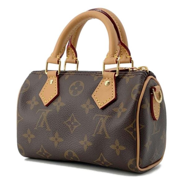 9607576 02 Louis Vuitton Monogram Nano Speedy 2WAY Shoulder Bag