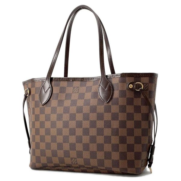 9607675 02 Louis Vuitton Damier Ebene Neverfull tote bag Red