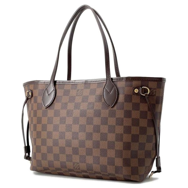 9607682 02 Louis Vuitton Damier Ebene Neverfull PM tote bag Red