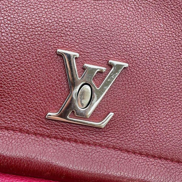 9607842 11 Louis Vuitton Lock Me 2way Shoulder Bag Bordeaux Pink