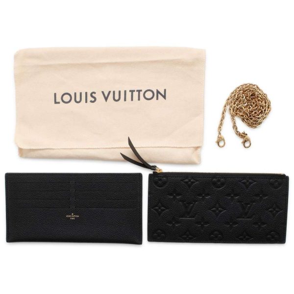 9607958 15 Louis Vuitton Pochette Chain Wallet black