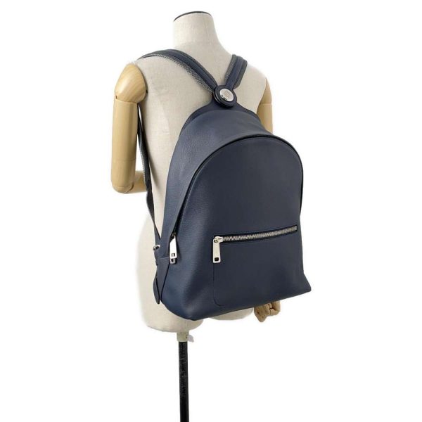 9608368 04 Fendi Chiord Backpack Dark Blue