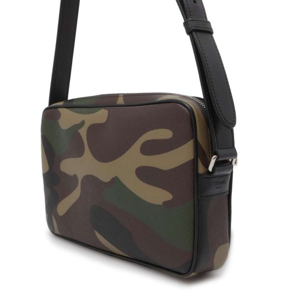 9608412 02 Celine Camouflage Medium Messenger Bag Green