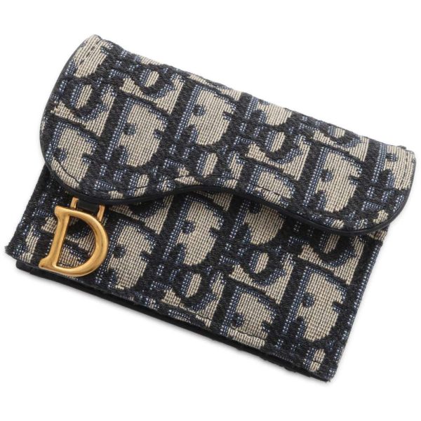 9620513 01 Christian Dior Saddle Oblique Card Case