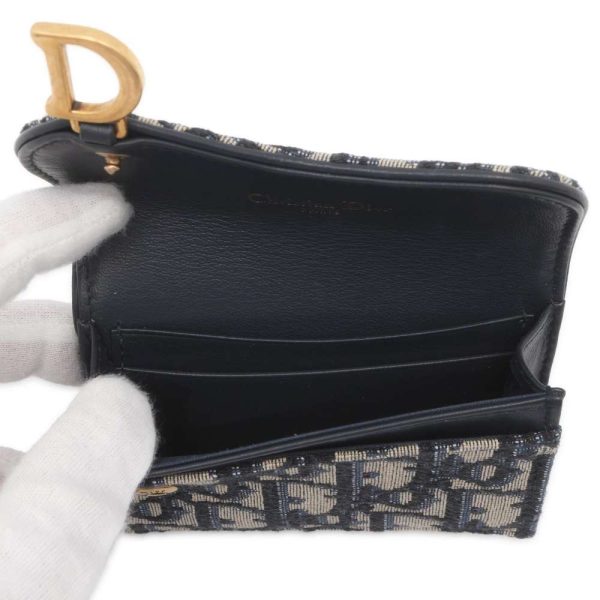 9620513 05 Christian Dior Saddle Oblique Card Case