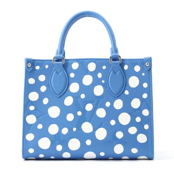 9629493 01 Louis Vuitton Handbag On The Go PM Blue White