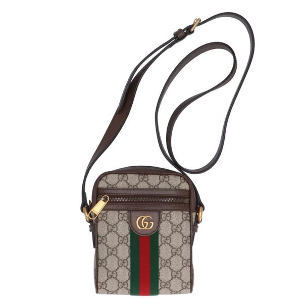 96399 1 Gucci Supreme Shoulder Bag Brown