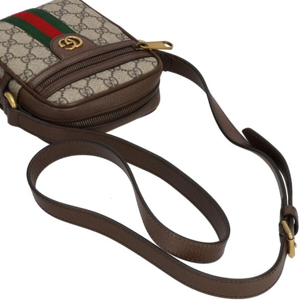 96399 4 Gucci Supreme Shoulder Bag Brown